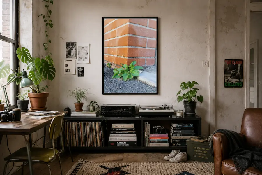 Pissior shown as wall art