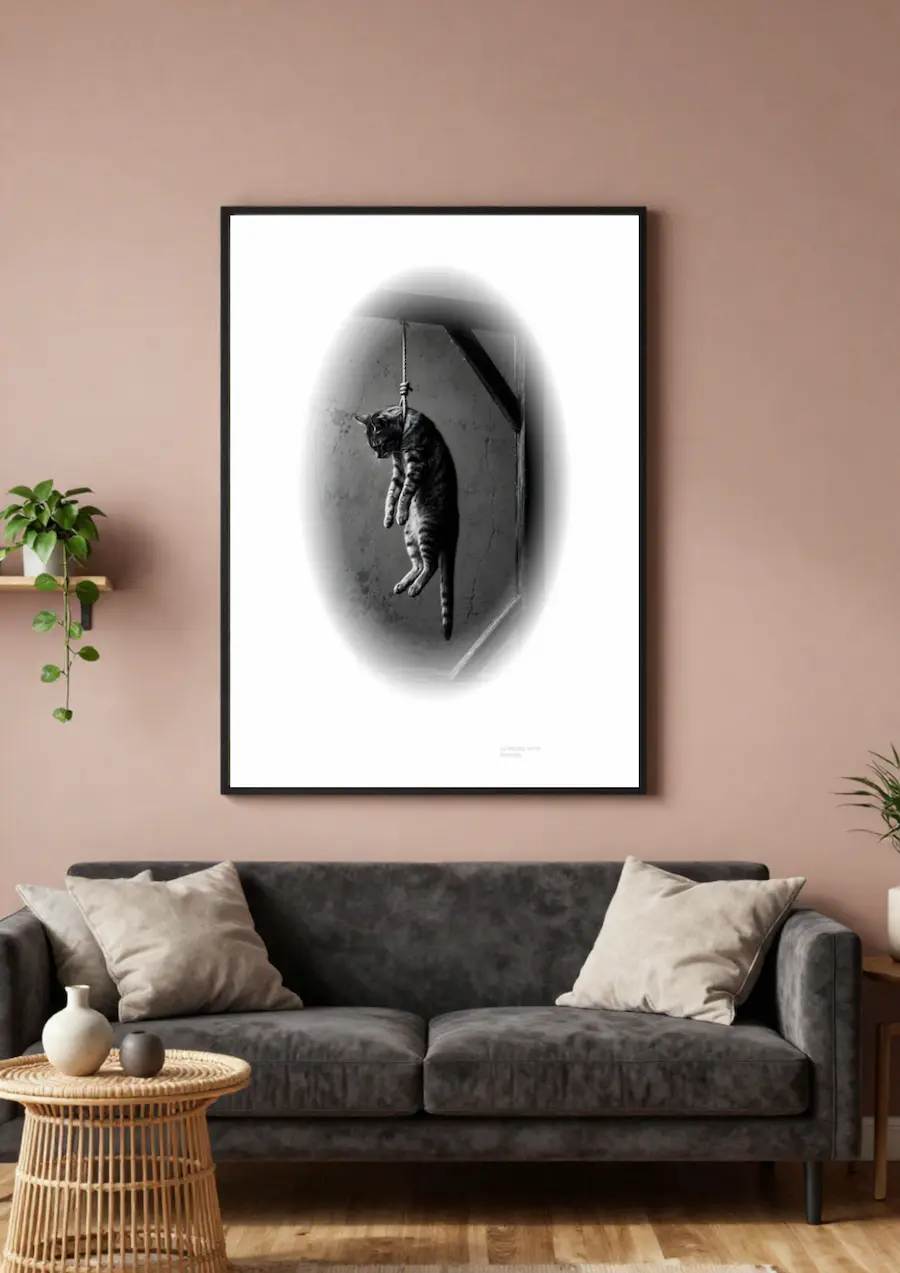Revenge O shown as wall art