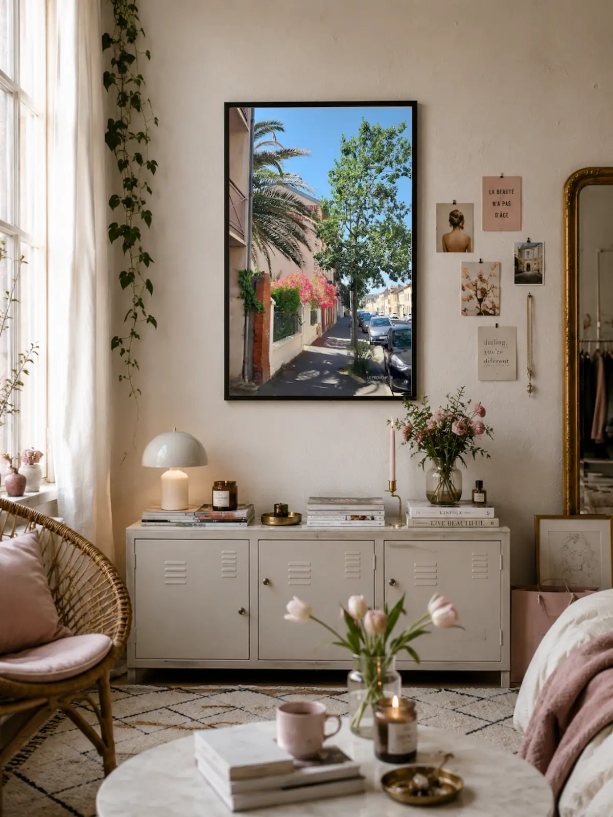 Summer shown as wall art